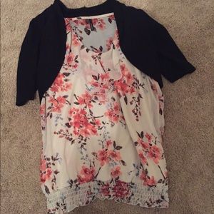 Maurices shirt and vest